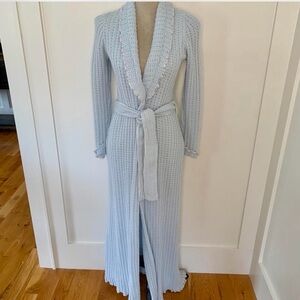 Dior Soft Blue Knit Robe